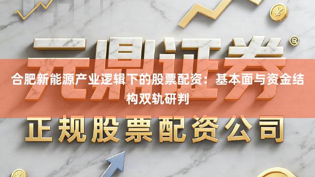合肥新能源产业逻辑下的股票配资：基本面与资金结构双轨研判
